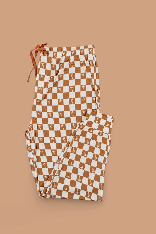 EXCLUSIVE SANDY BEACH CHECKERS MEN'S DREAM JOGGER PANT