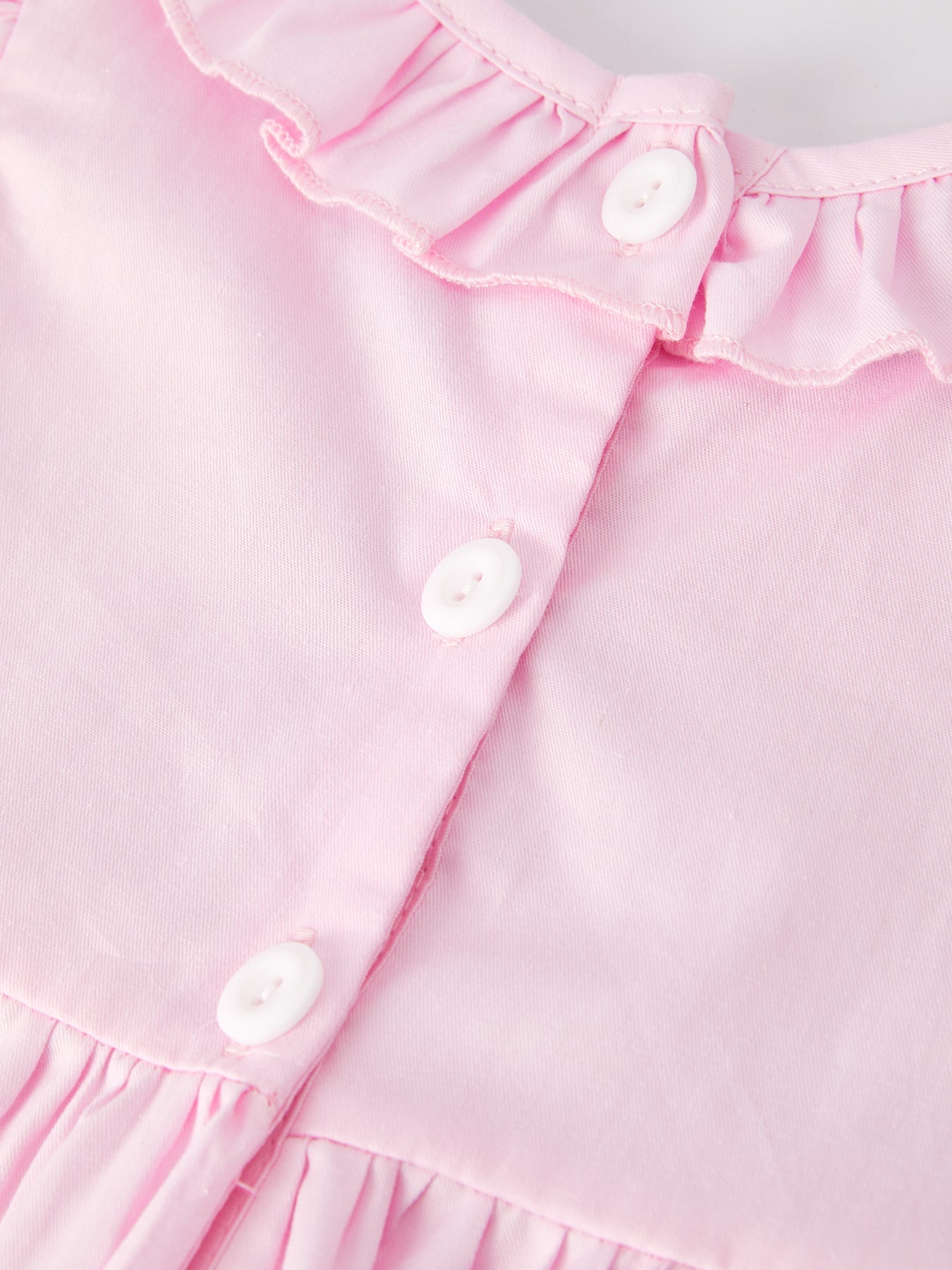 Pink Smocked Church Christ Bishop Christening Dress