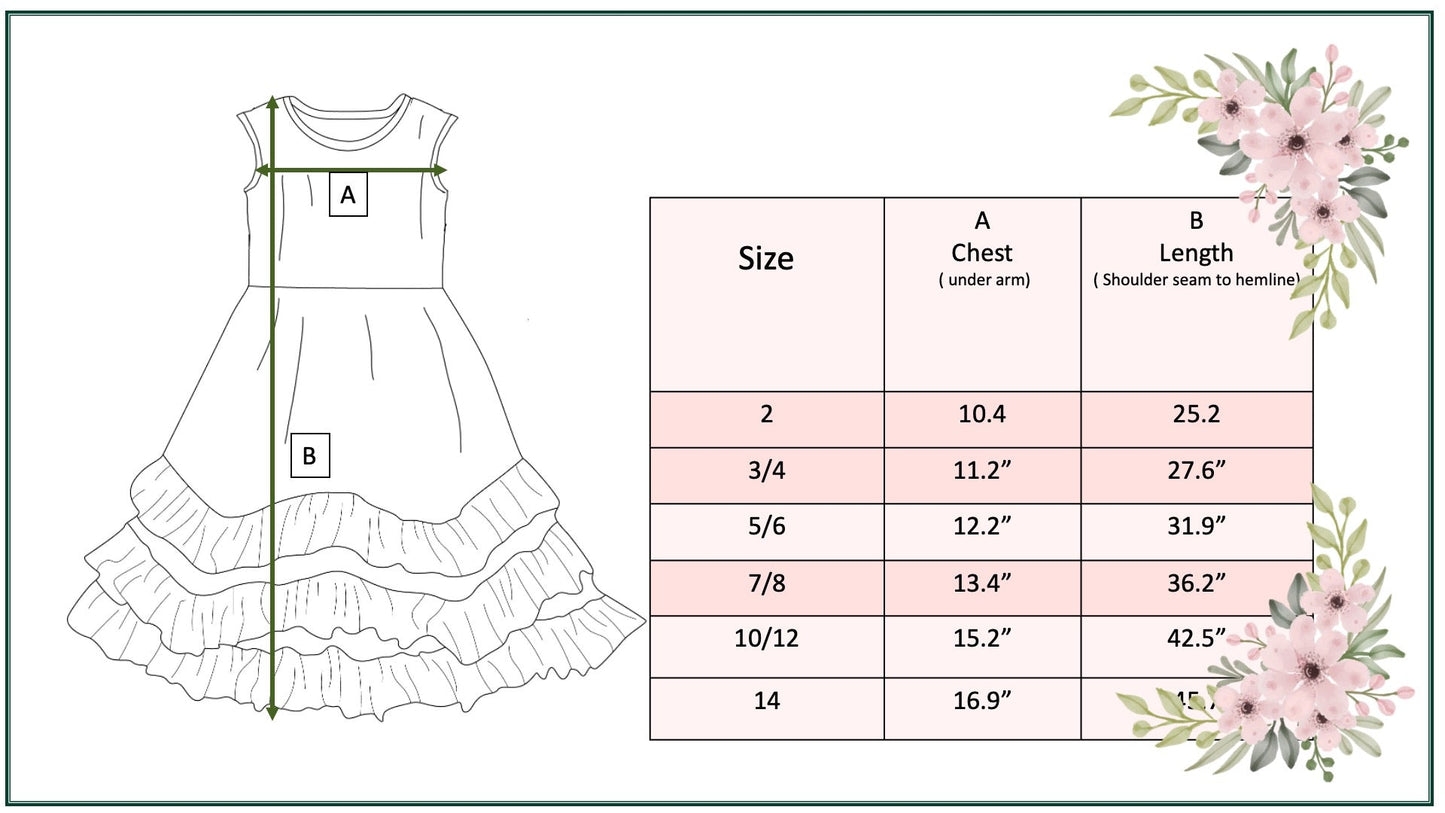 Butter 3 Ruffle Dress