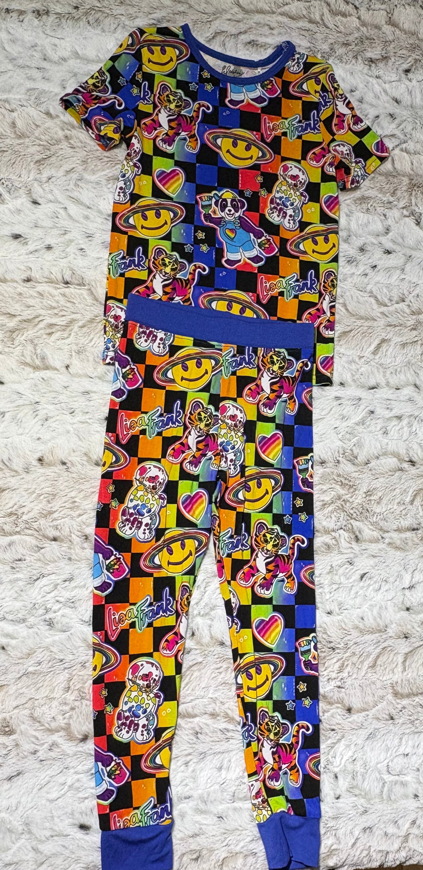 Lisa Frank bamboo 2 piece set