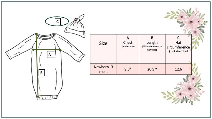Sea Turtle Baby Gown