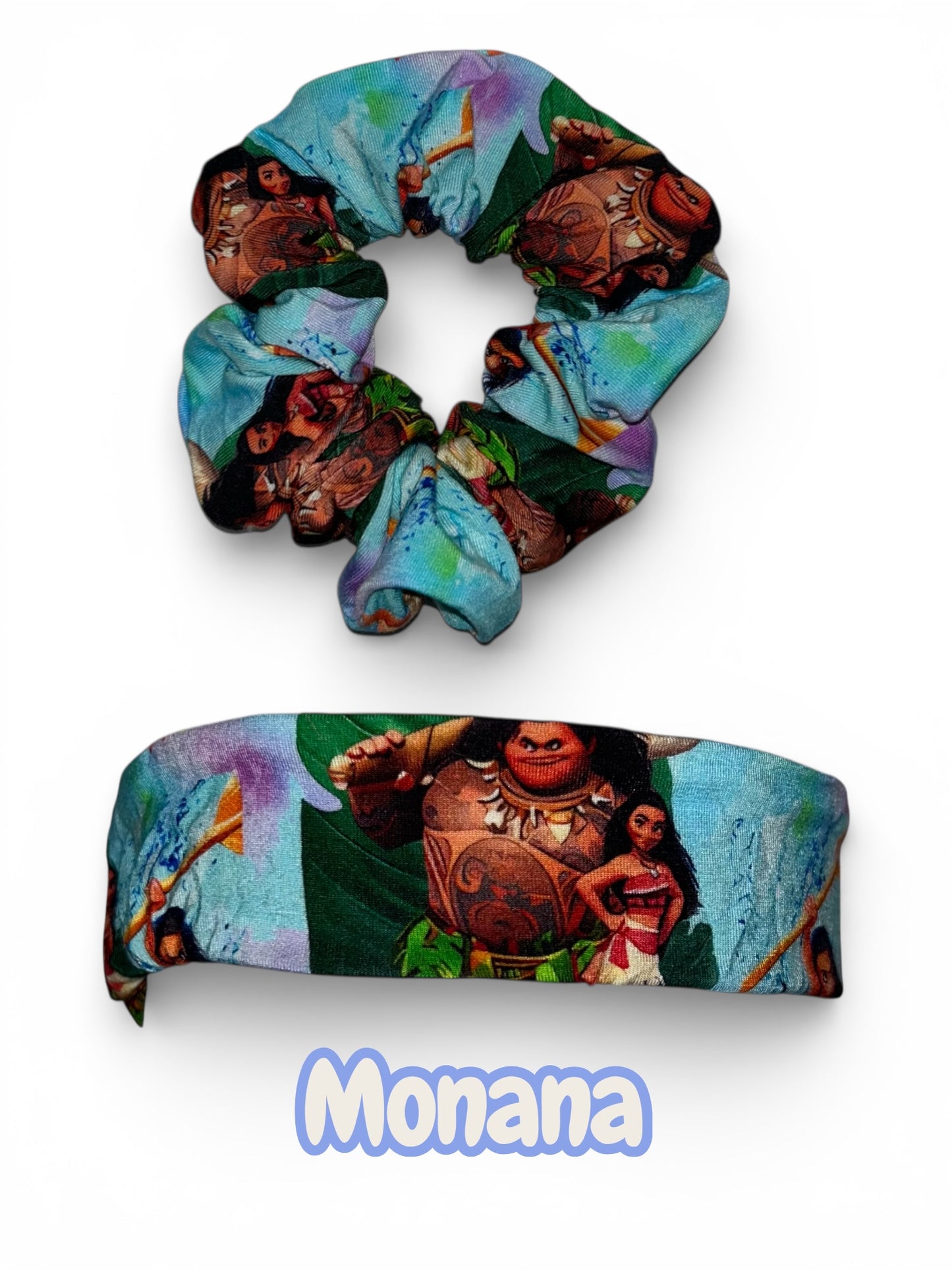 Moana hair scrunchie