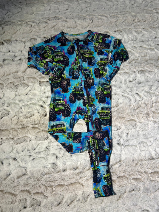 Monster truck bamboo zippy