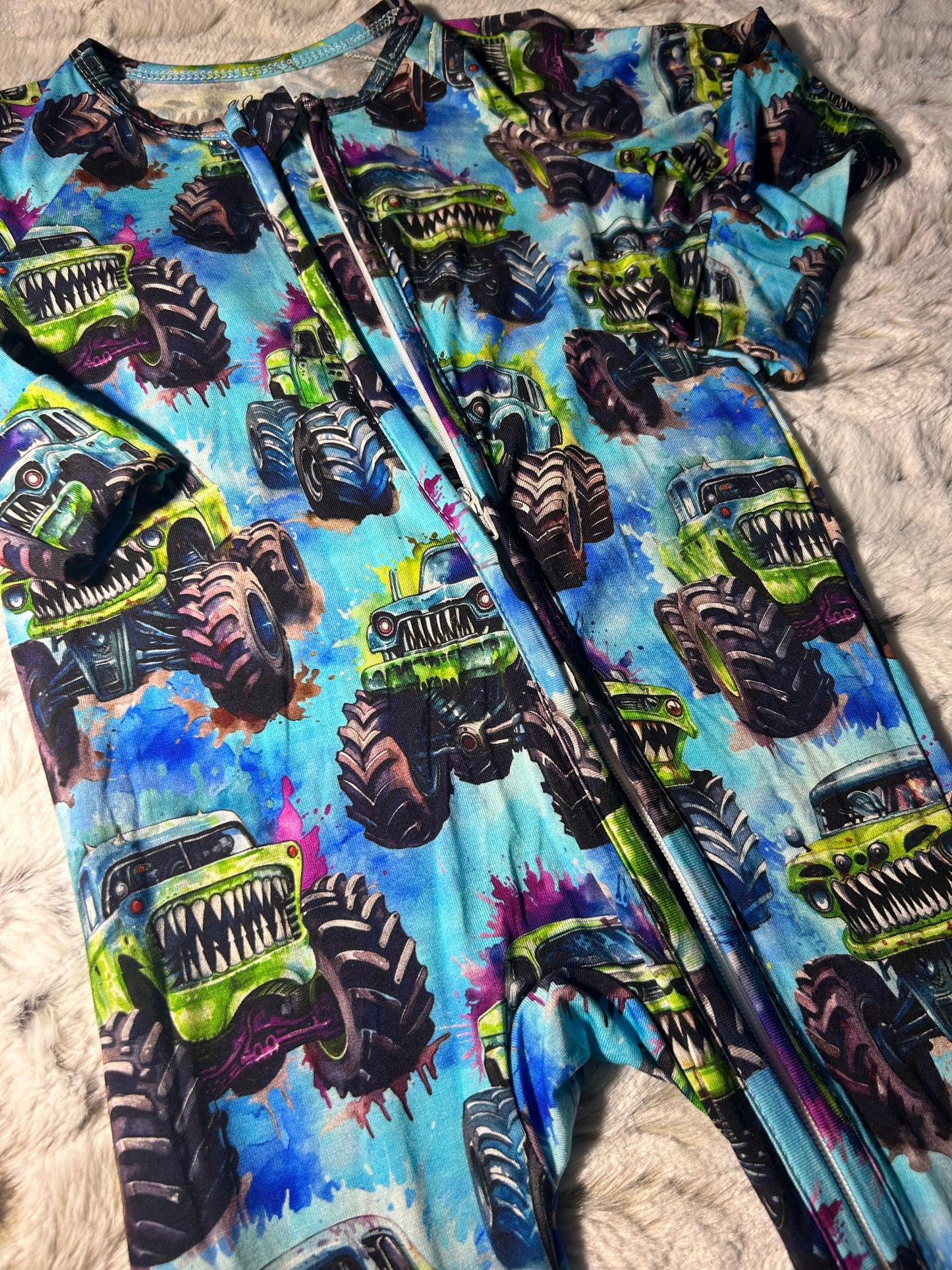 Monster truck bamboo zippy