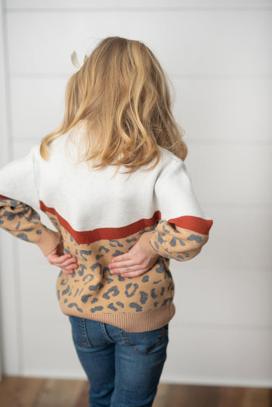 Rust Lep V Sweater