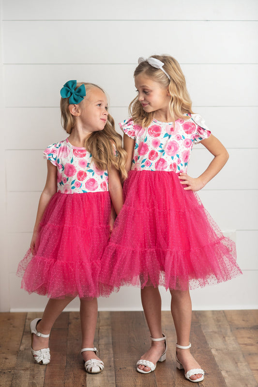Tulle Rose Dress