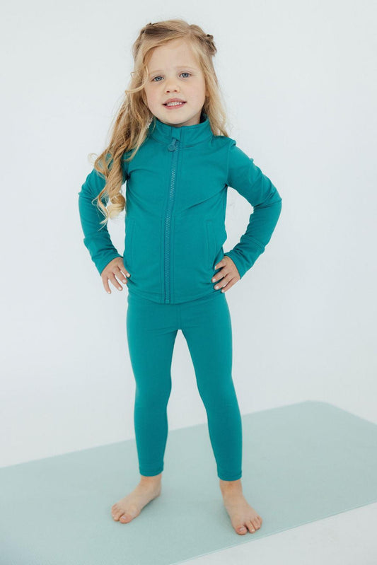 Turbo Teal Active Legging