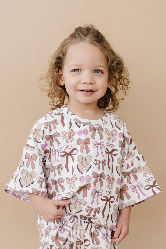 Shorts Set | Mocha Bows