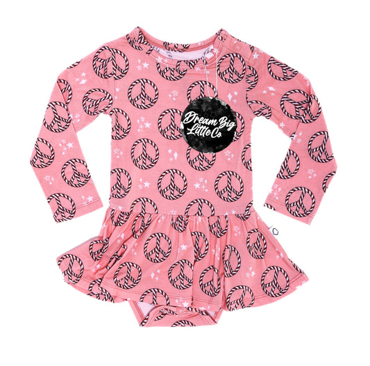 GROOVY CANES DREAM BODYSUIT DRESS