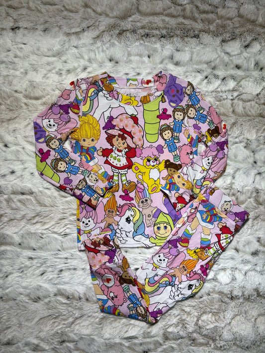 80s character bamboo 2 piece set