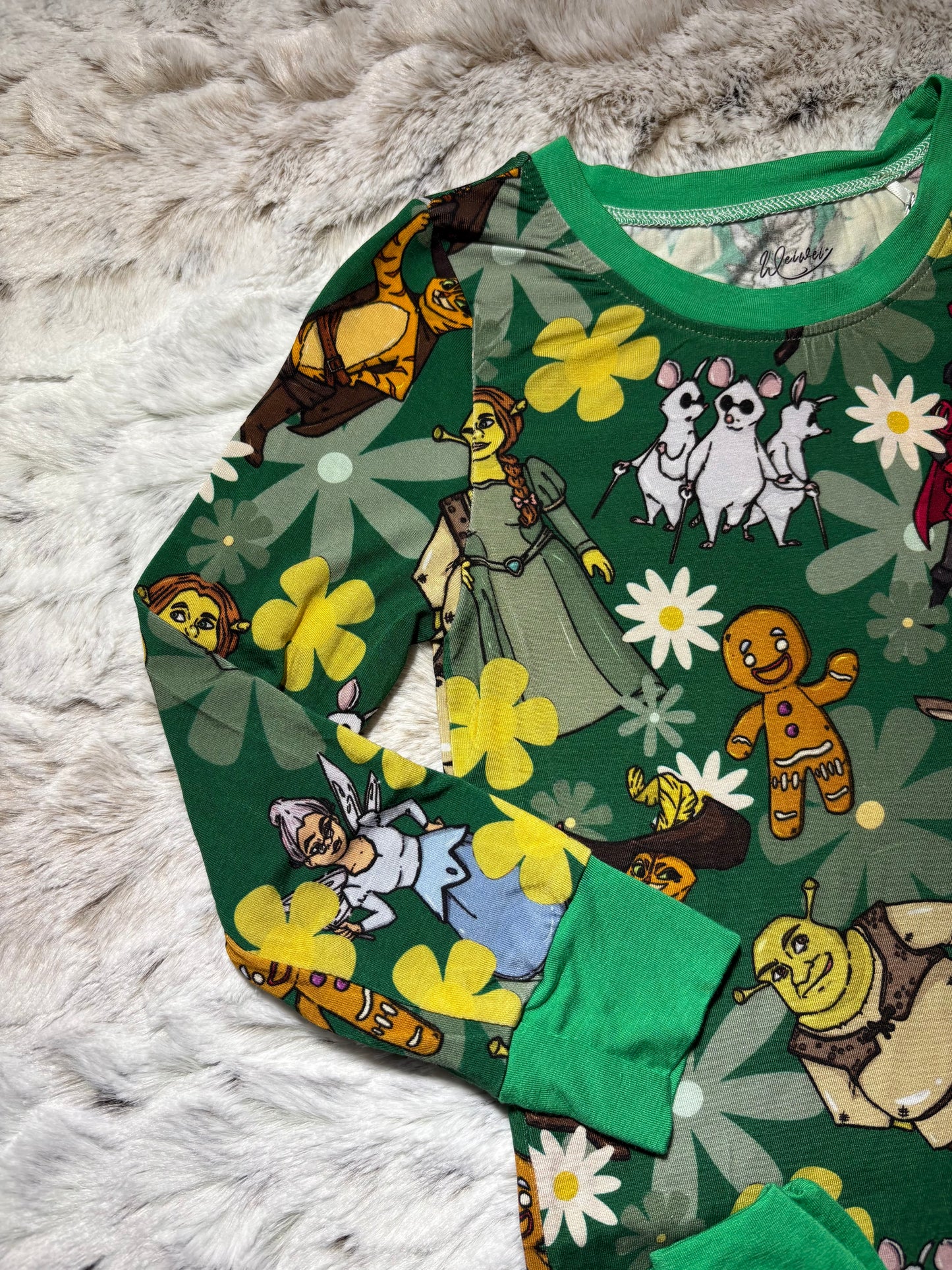 Shrek bamboo 2 piece set