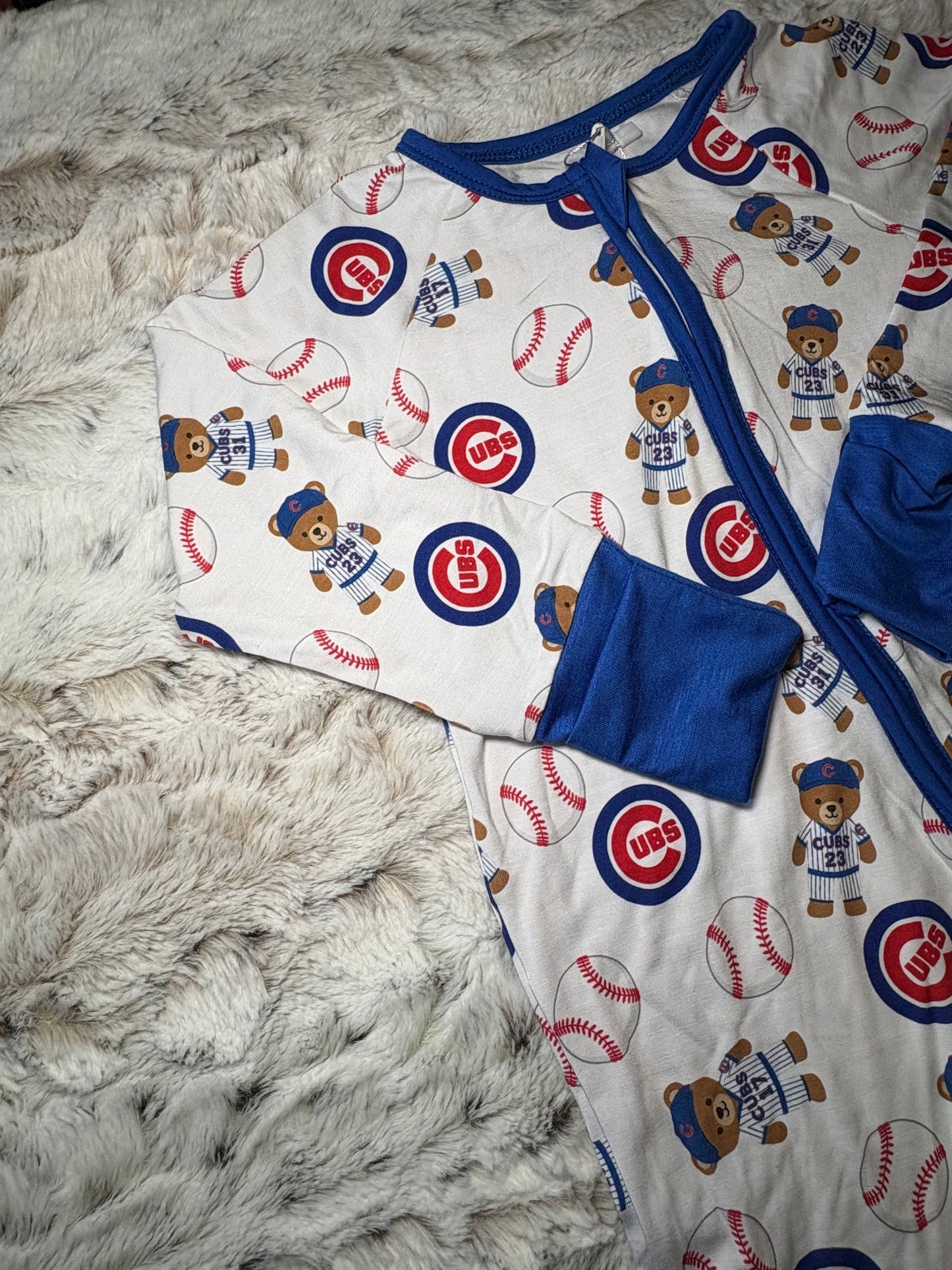 Cubs baseball zippy