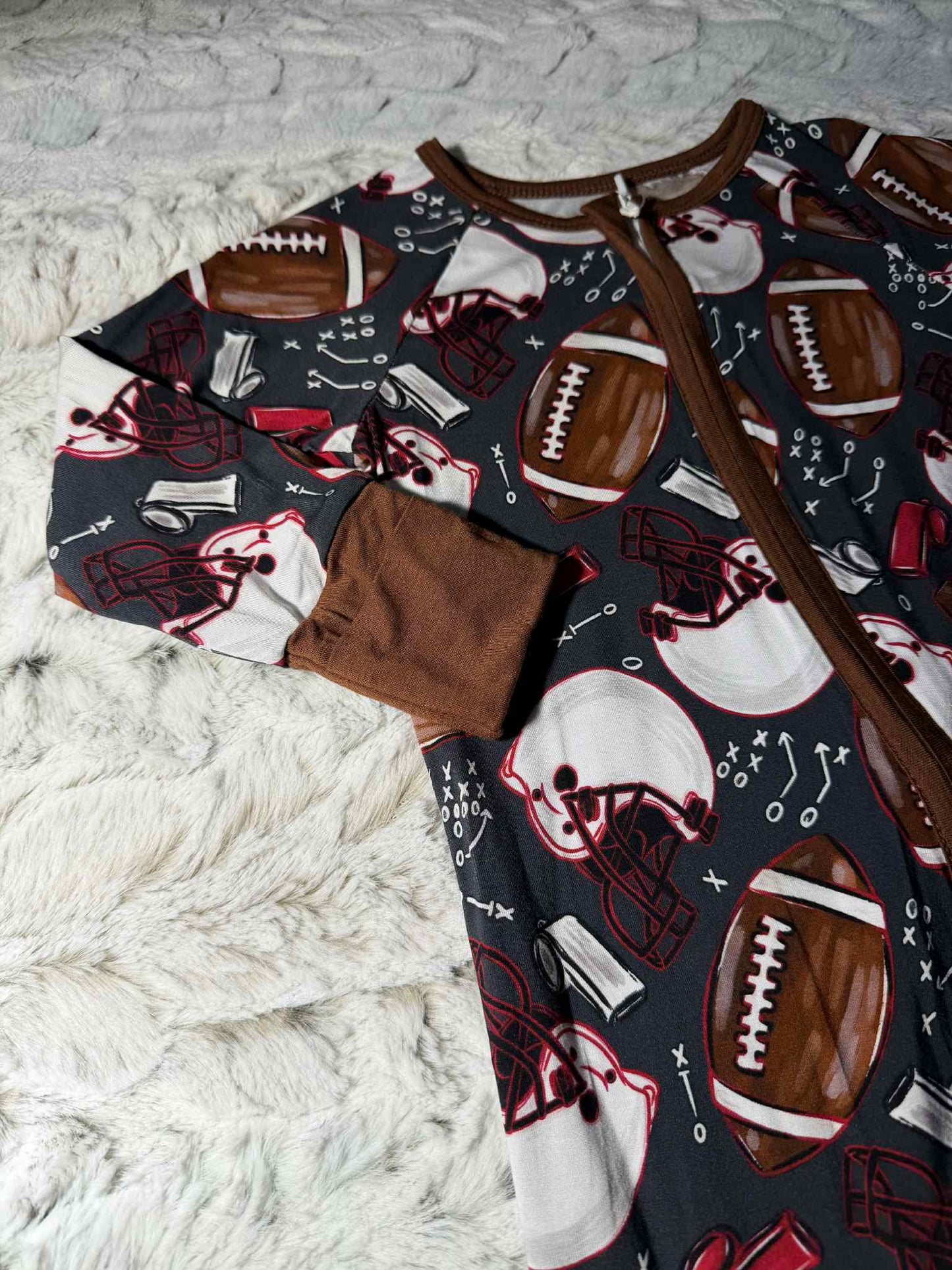 Football bamboo zippy