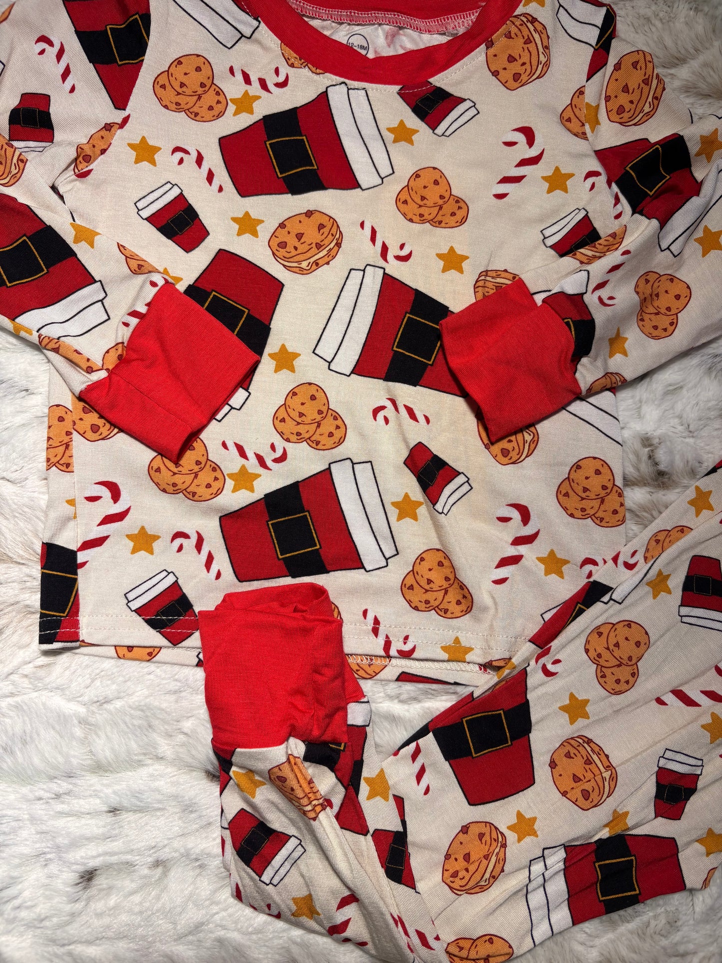 Cookies and milk bamboo 2 piece set