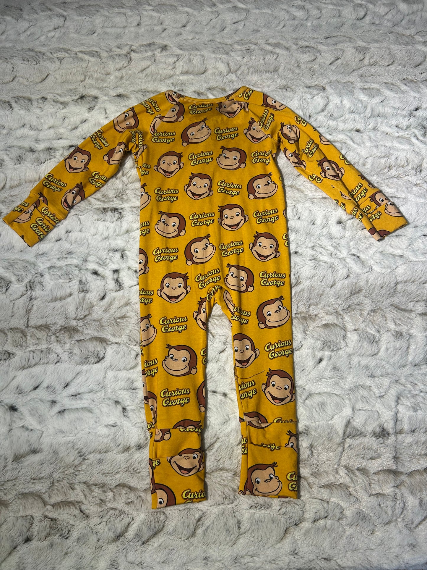 Curious George bamboo zippy