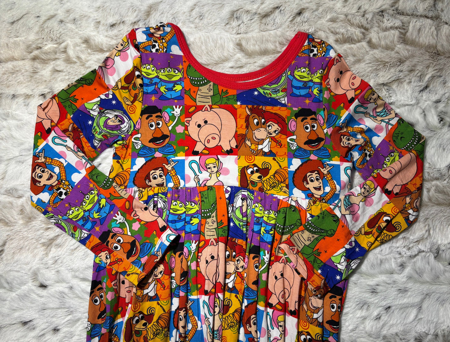 bamboo twirl dress with pants