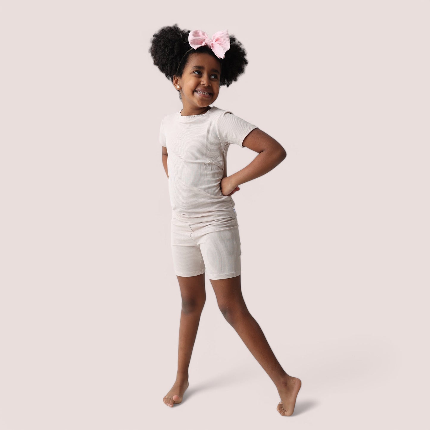 TOTALLY TAN RIB DREAM SHORT SET