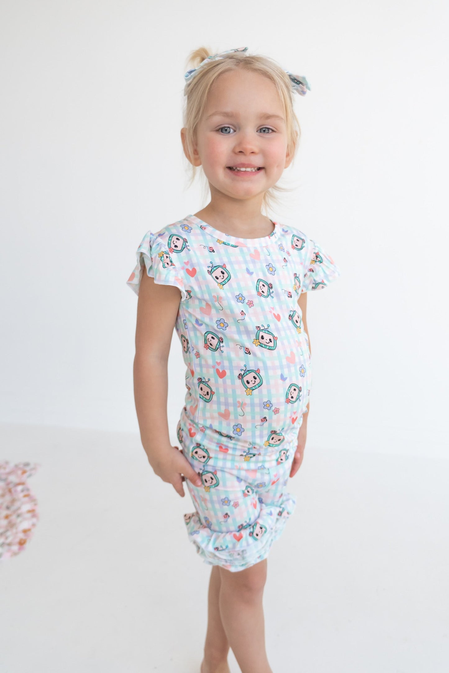 Dream Big Little Co x CoComelon SPRINGTIME MELON DREAM CAP SLEEVE TOP