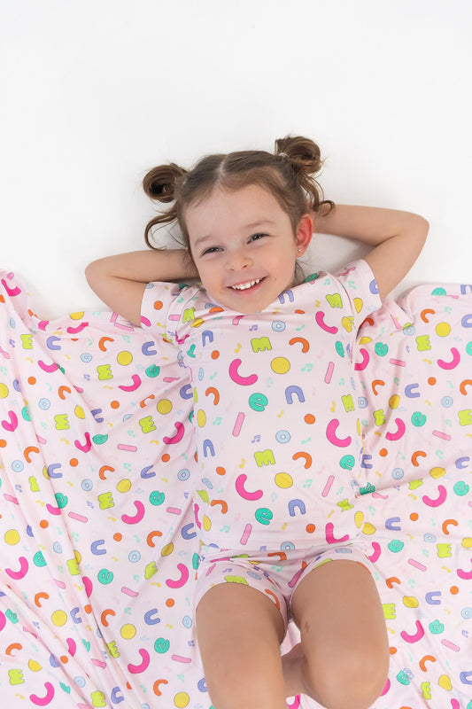 Dream Big Little Co x CoComelon ALPHABET DREAM SHORT SET