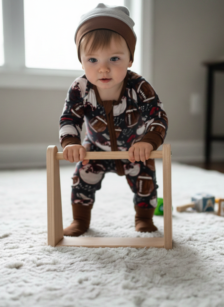 Football bamboo zippy