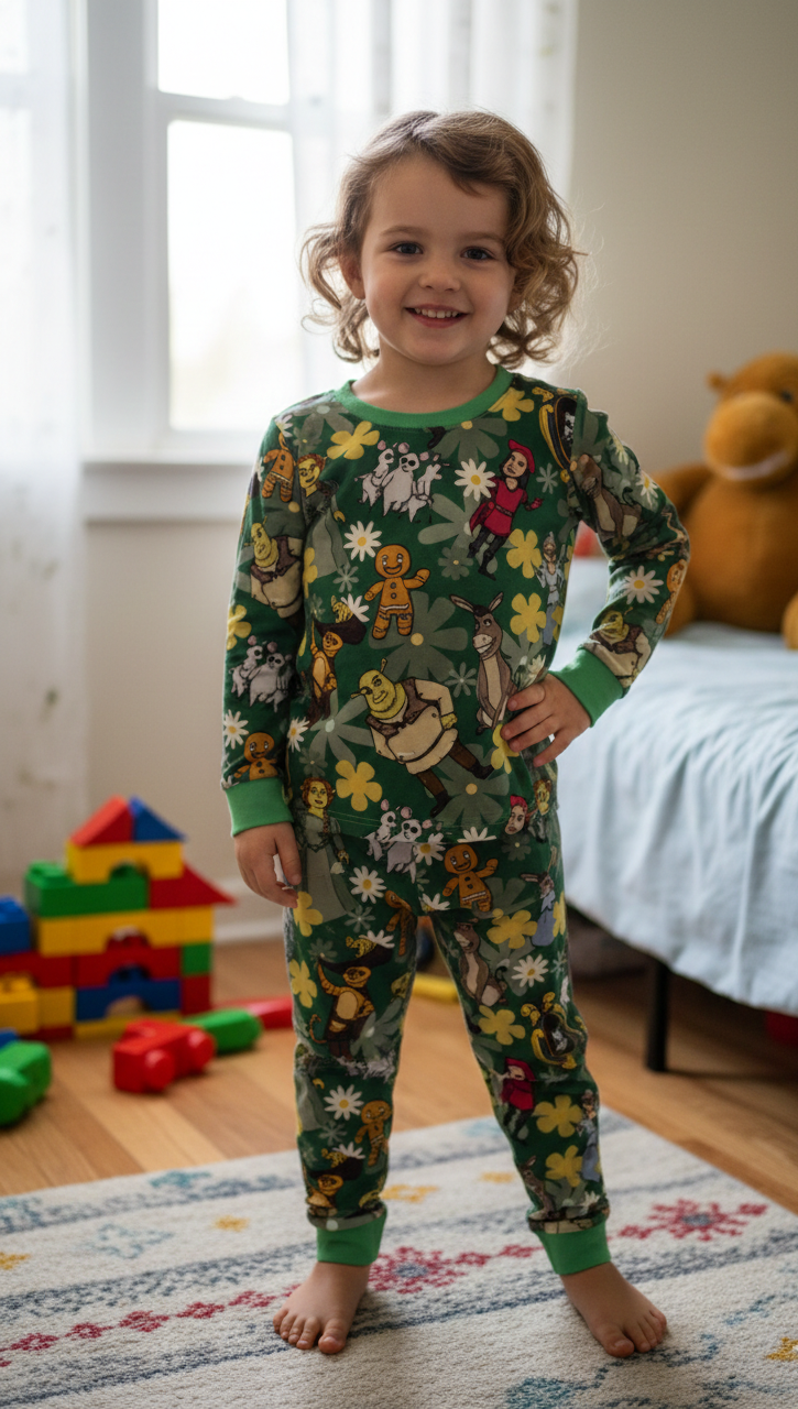 Shrek bamboo 2 piece set