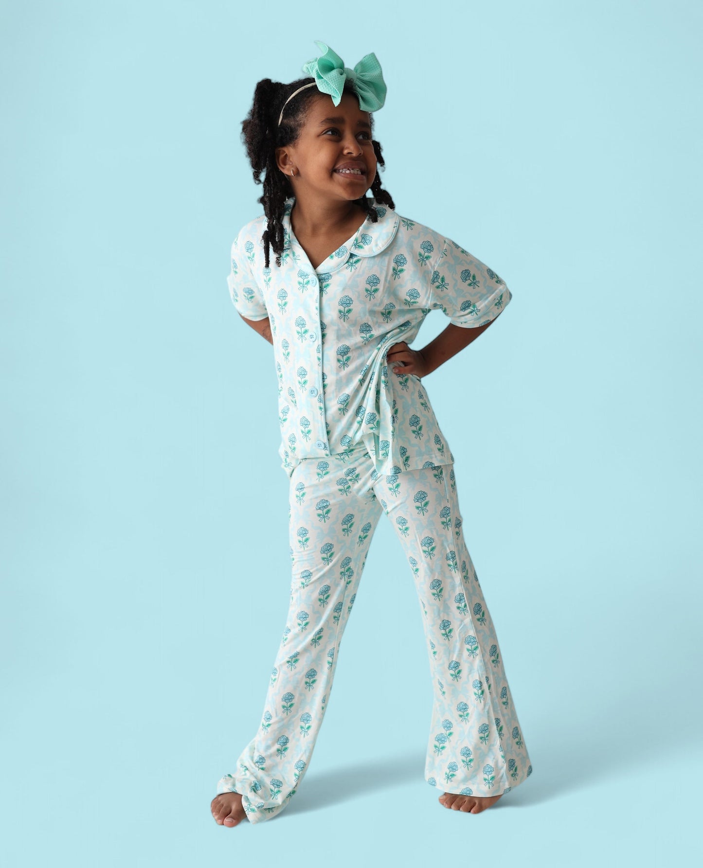 BLUE RIBBON BLOOMS DREAM GIRL'S FLARE SET