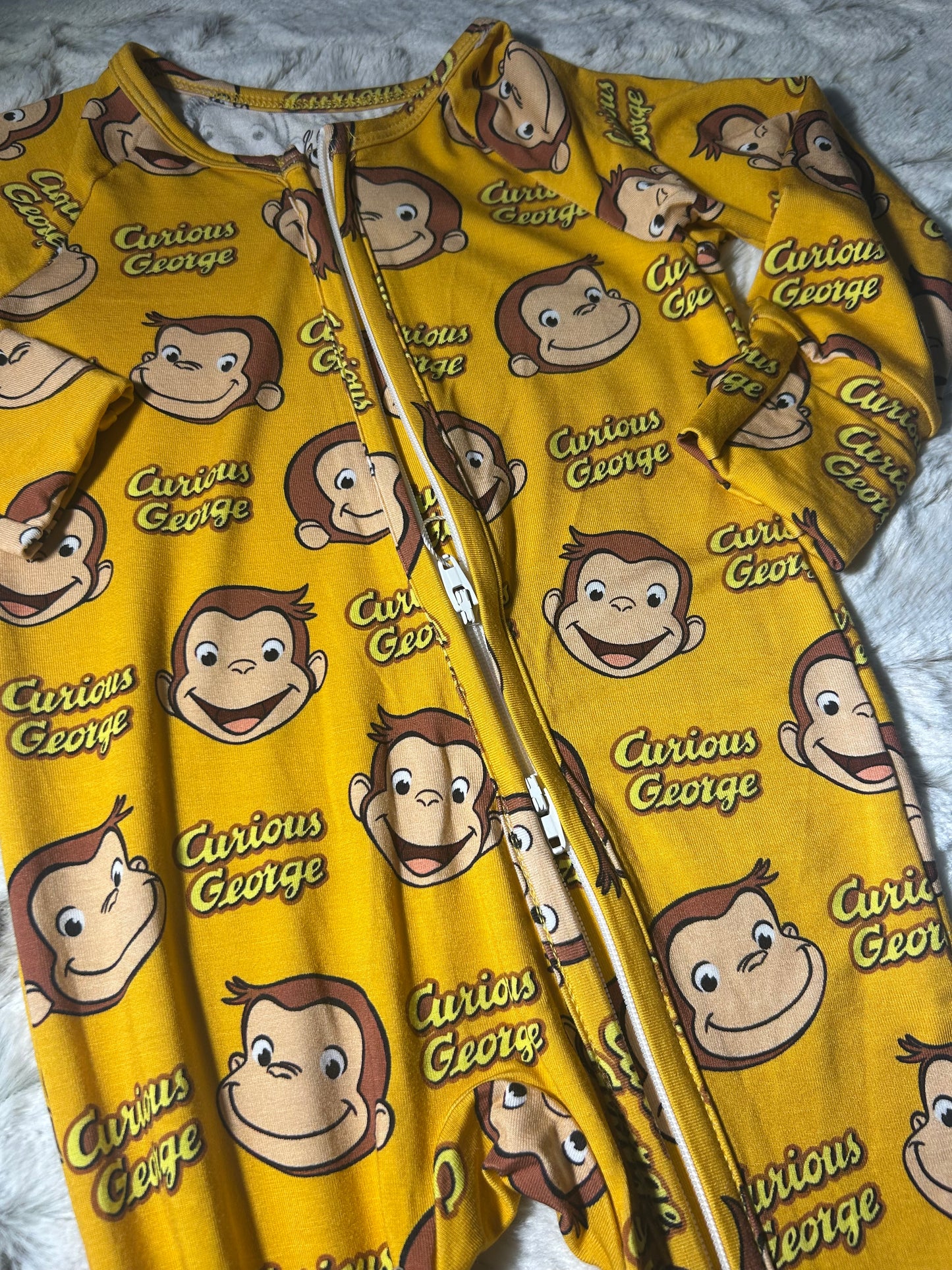 Curious George bamboo zippy