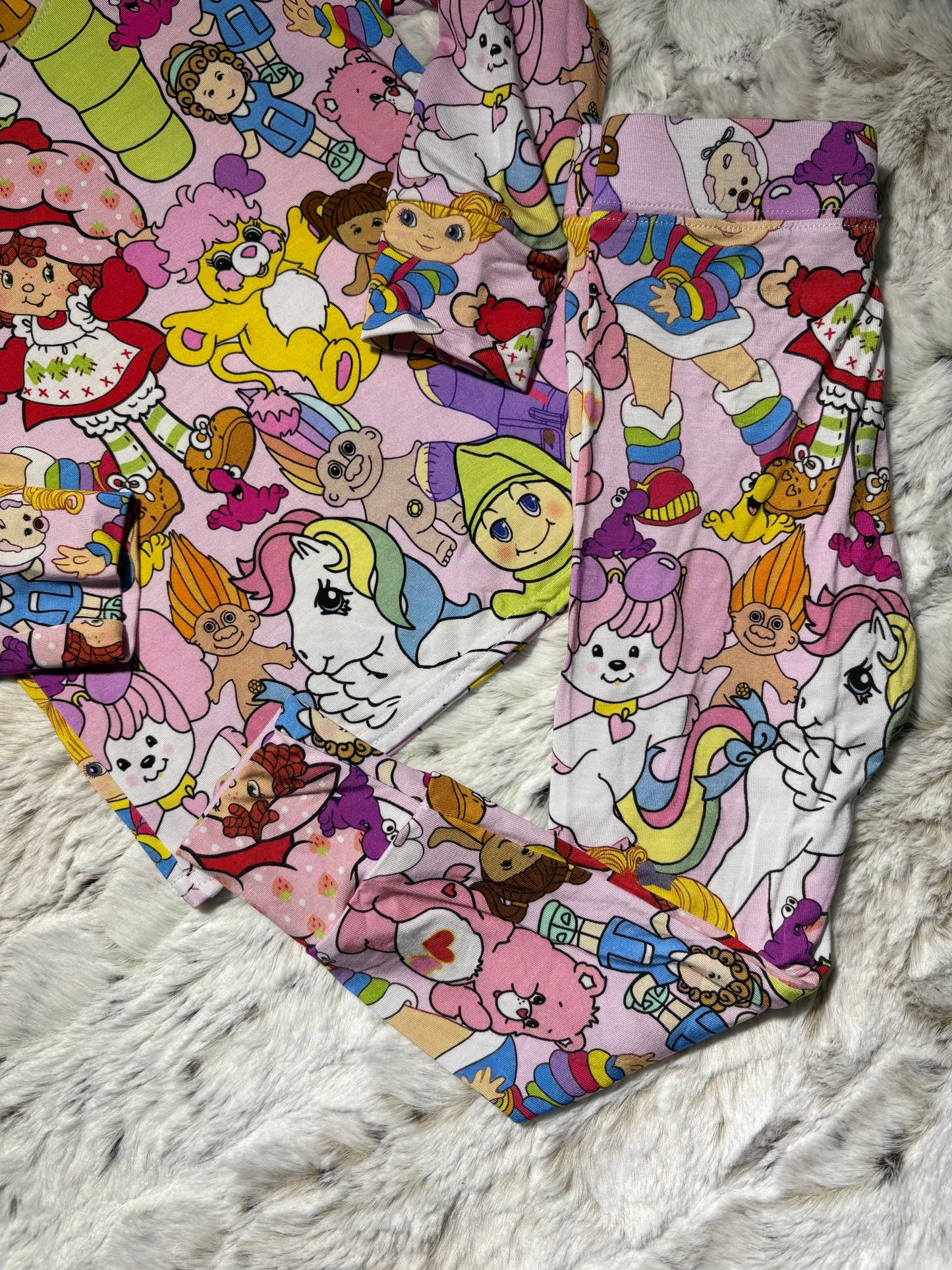 80s character bamboo 2 piece set