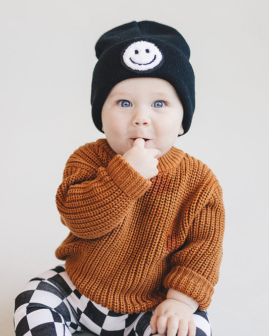 Chunky Knit Sweater | Rust