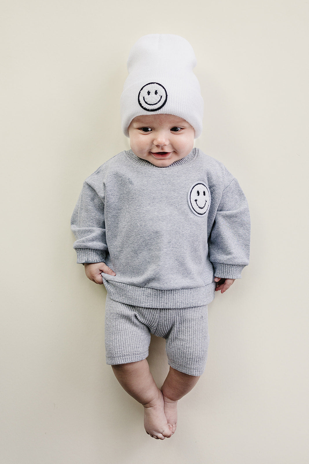 Biker Shorts Set | Gray