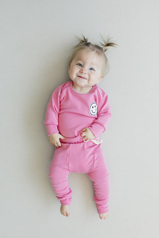 Lounge Set | Smiley Bubble Gum