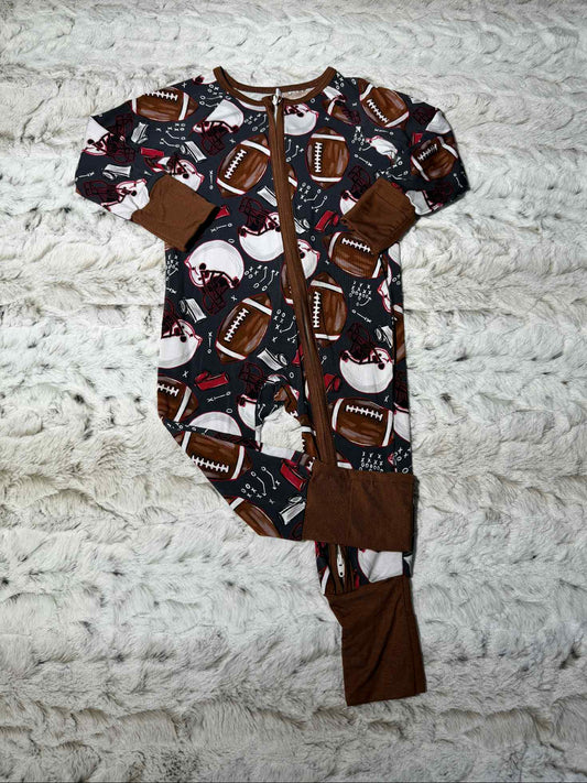 Football bamboo zippy