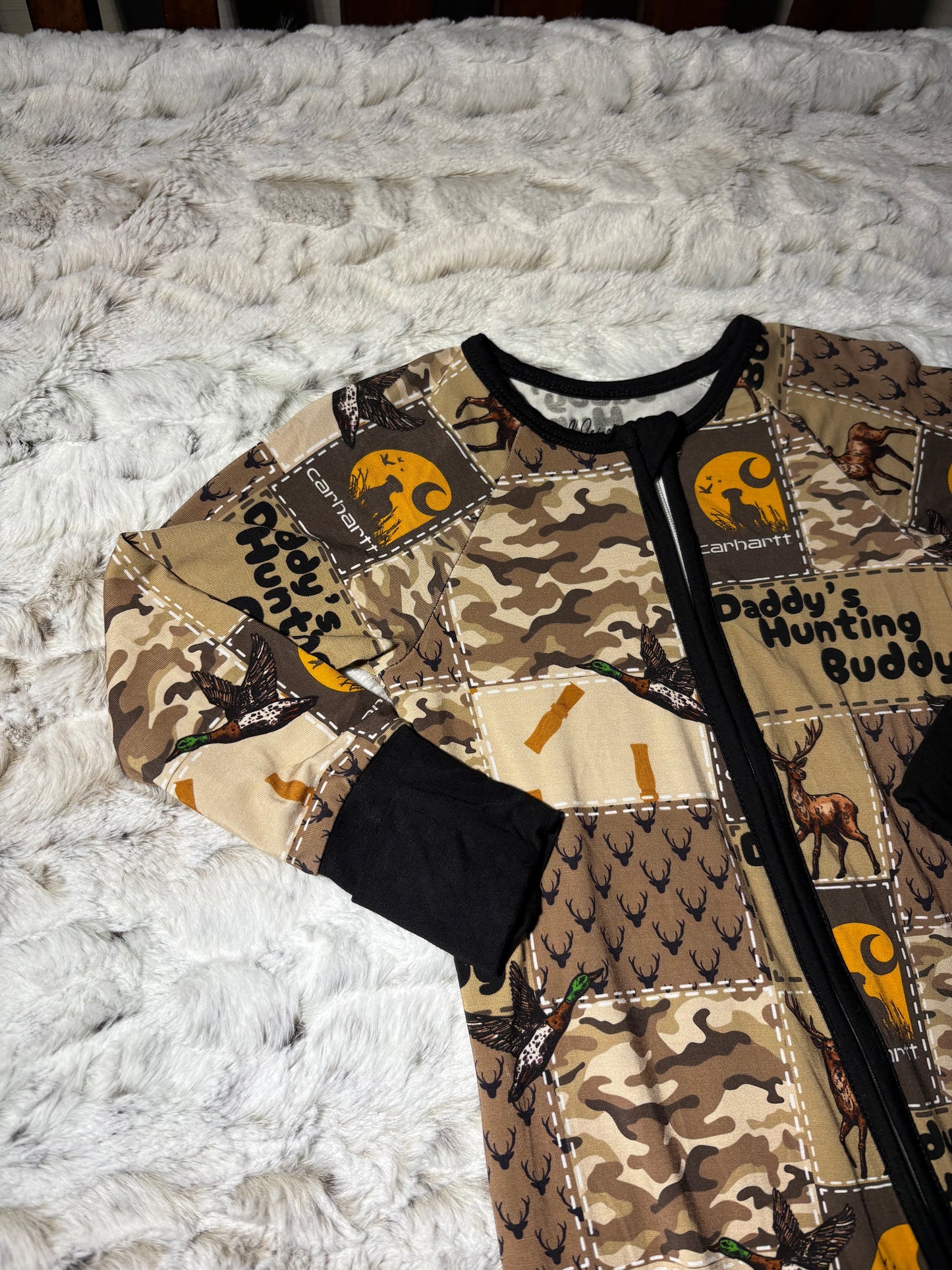 Daddy’s hunting buddy bamboo zippy