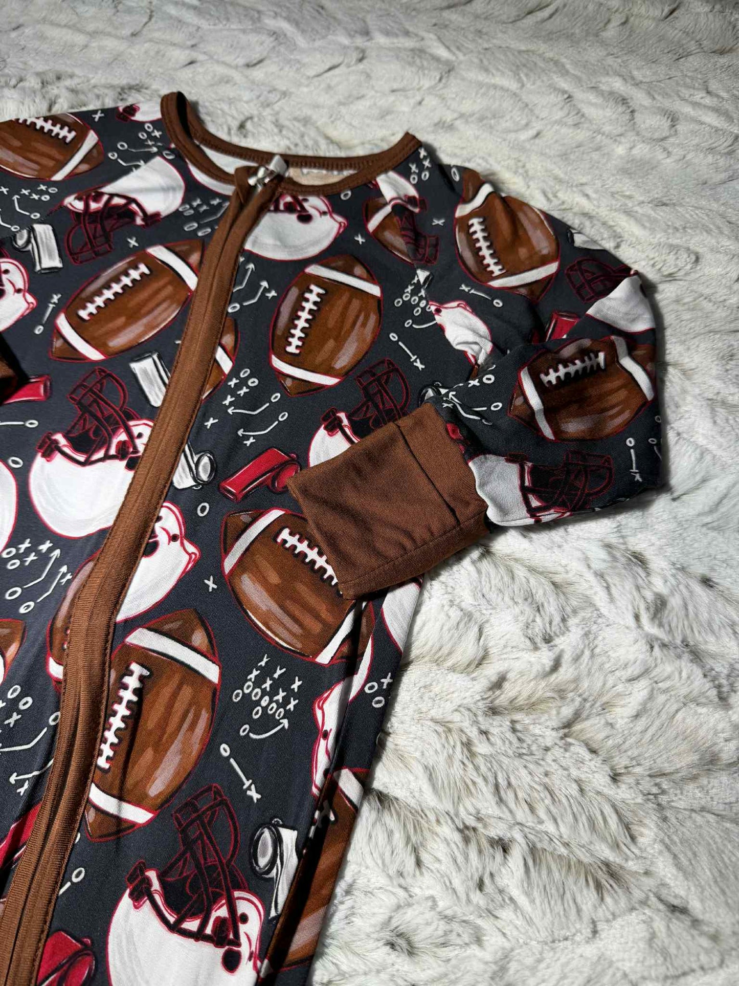 Football bamboo zippy