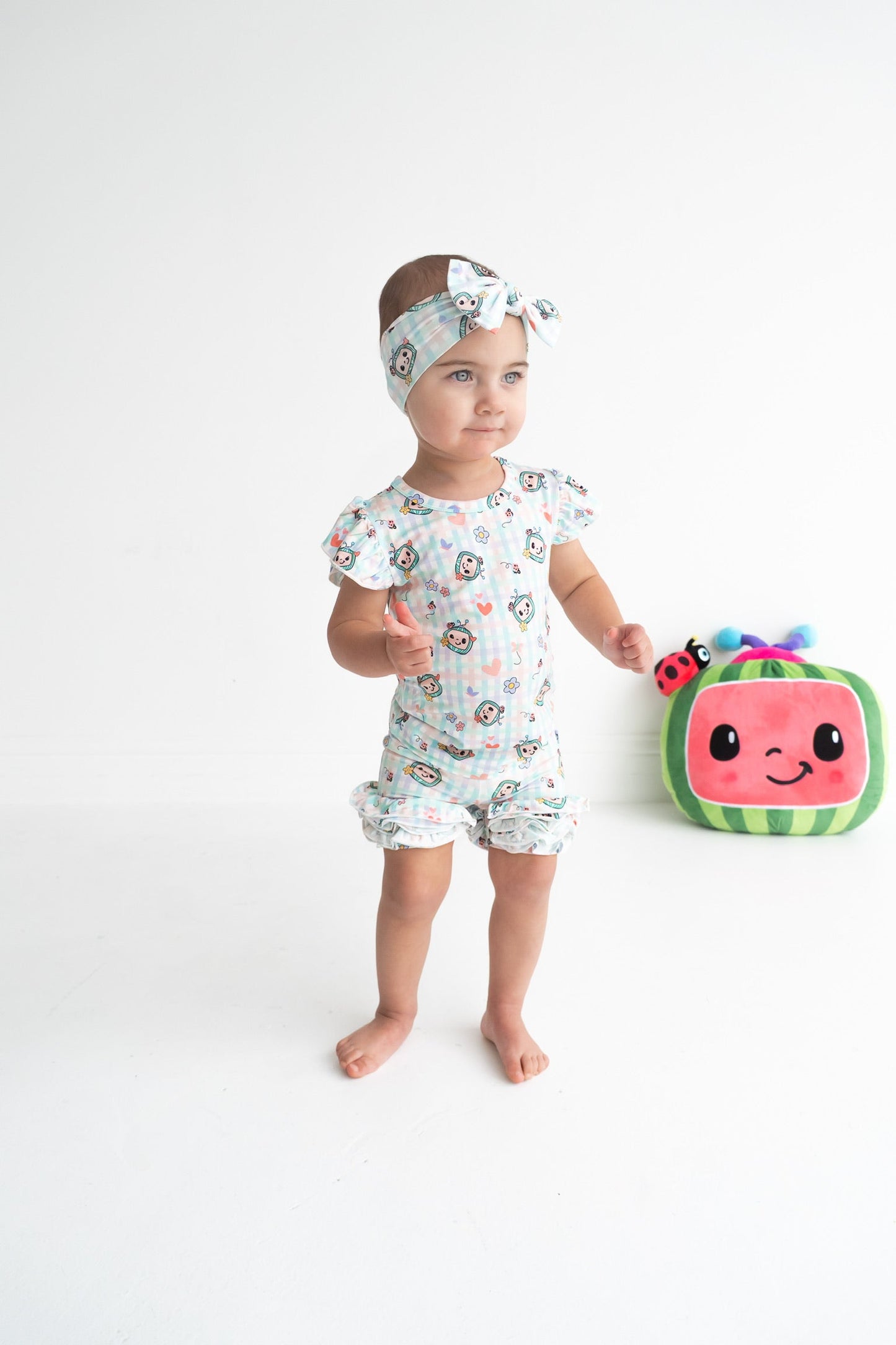 Dream Big Little Co x CoComelon SPRINGTIME MELON DREAM CAP SLEEVE TOP