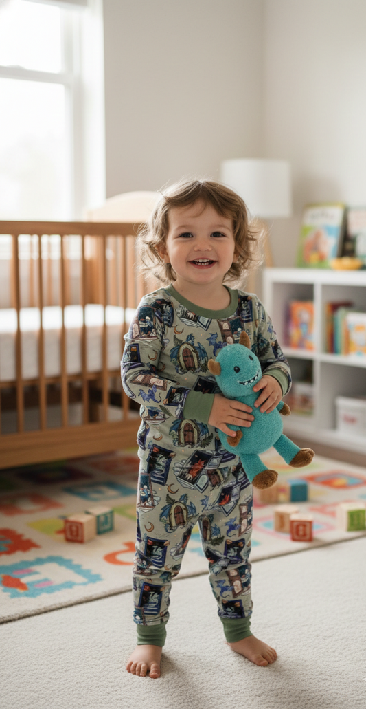 Dragon world bamboo 2 piece set