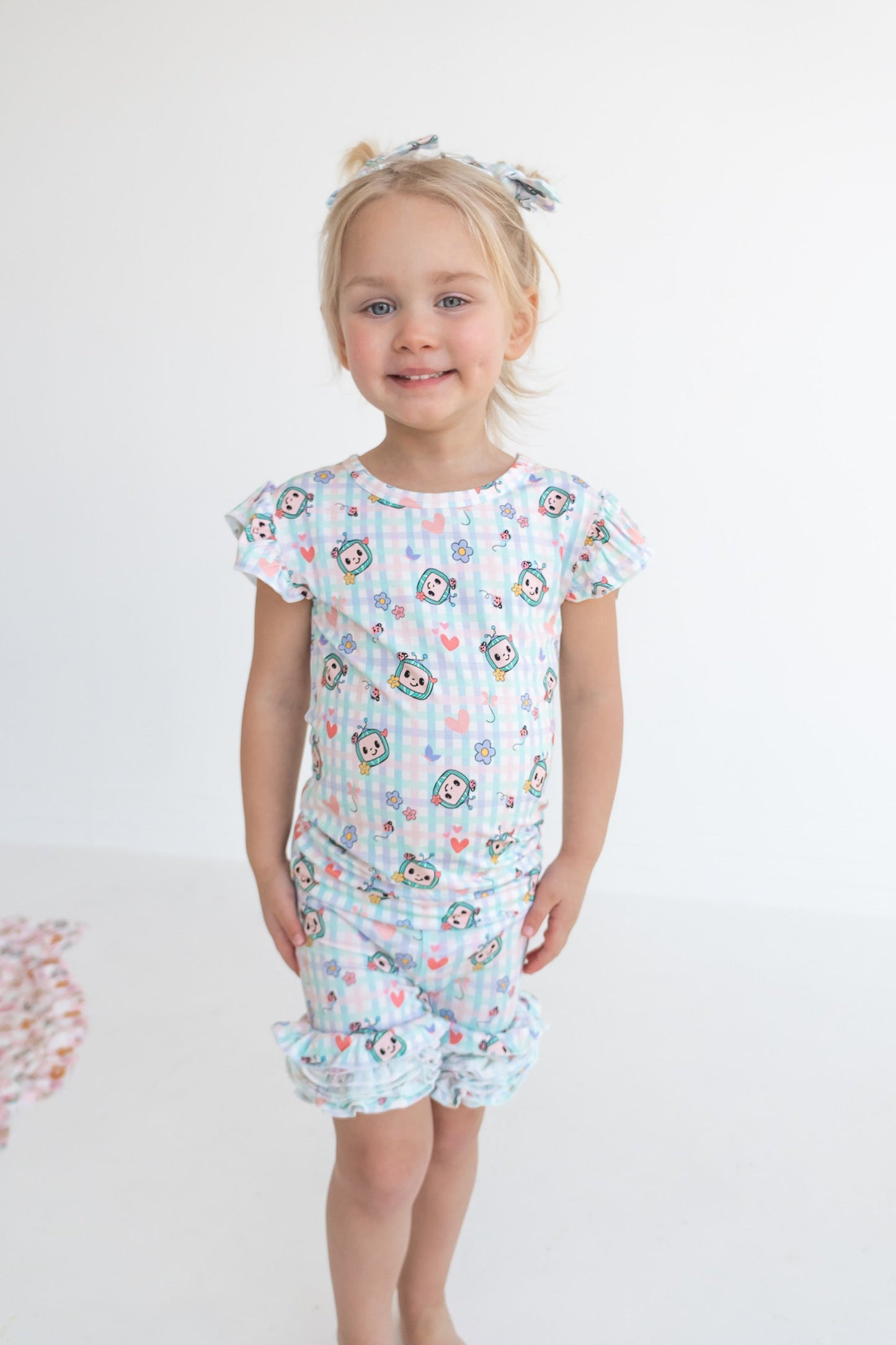 Dream Big Little Co x CoComelon SPRINGTIME MELON DREAM CAP SLEEVE TOP