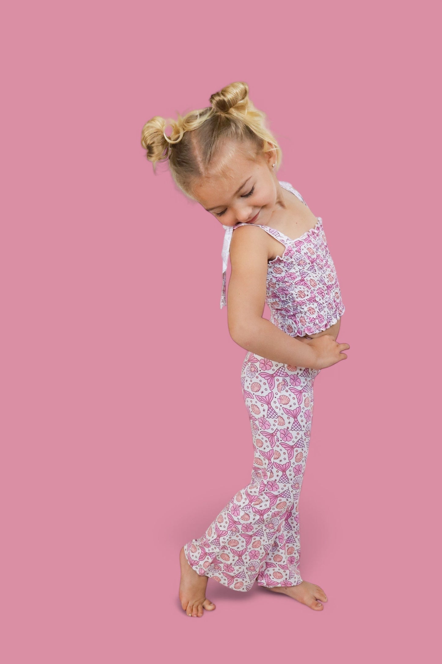 MAGICAL MERMAID DREAM SMOCKED FLARE SET