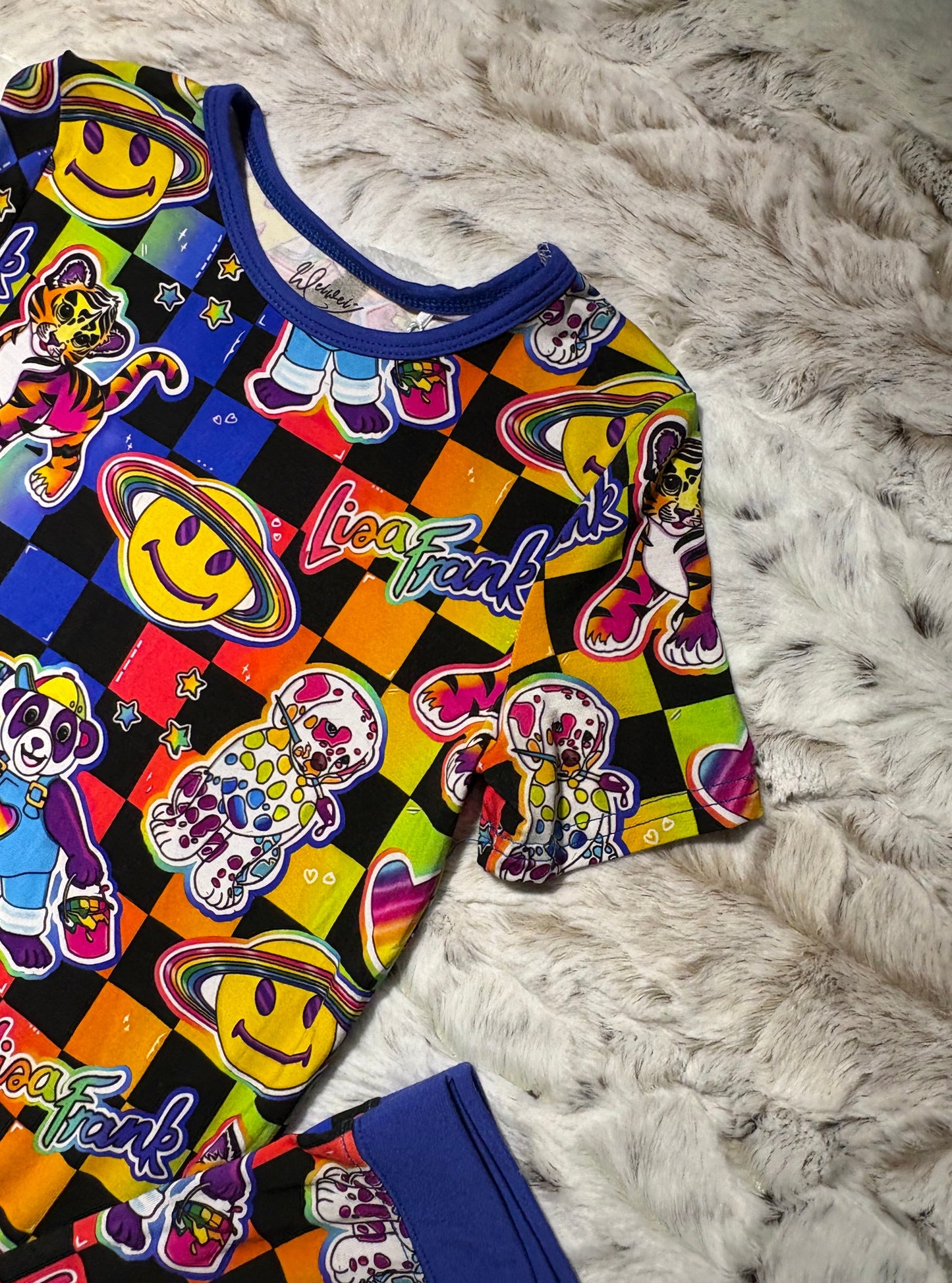 Lisa Frank bamboo 2 piece set