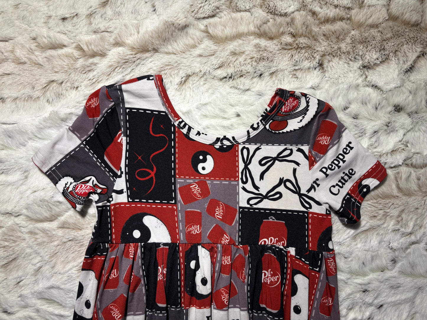 Dr Pepper cutie bamboo twirl dress