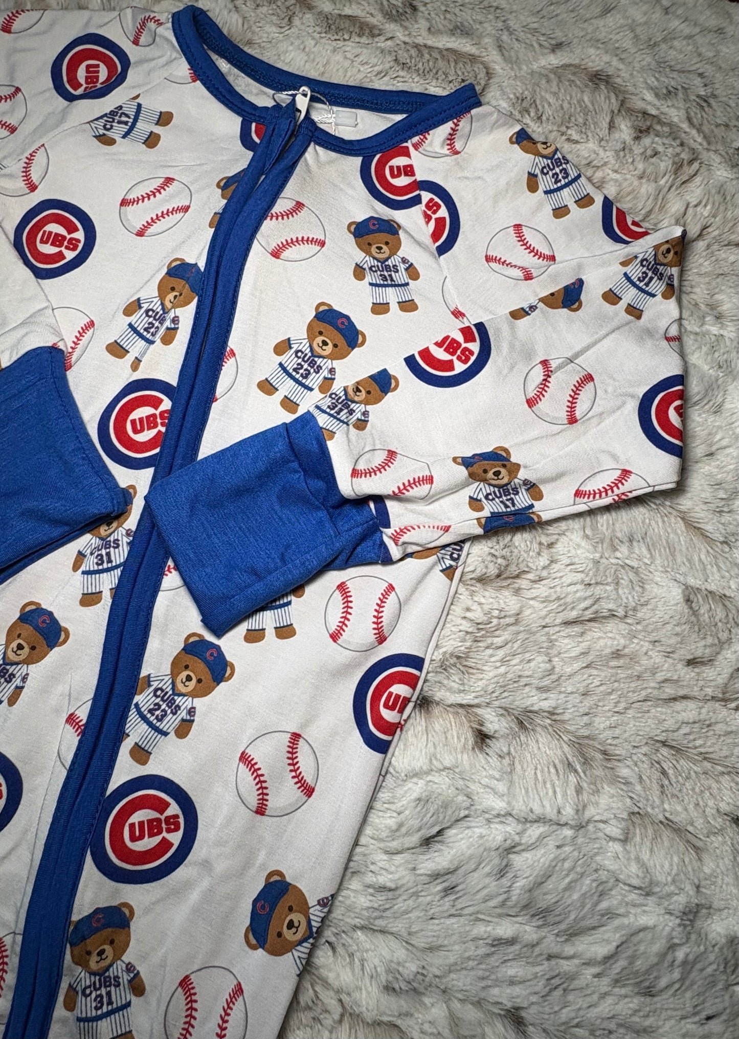 Cubs baseball zippy