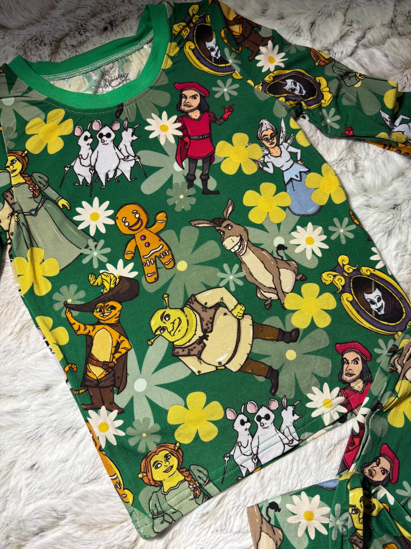 Shrek bamboo 2 piece set