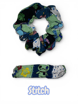Stitch hair scrunchie