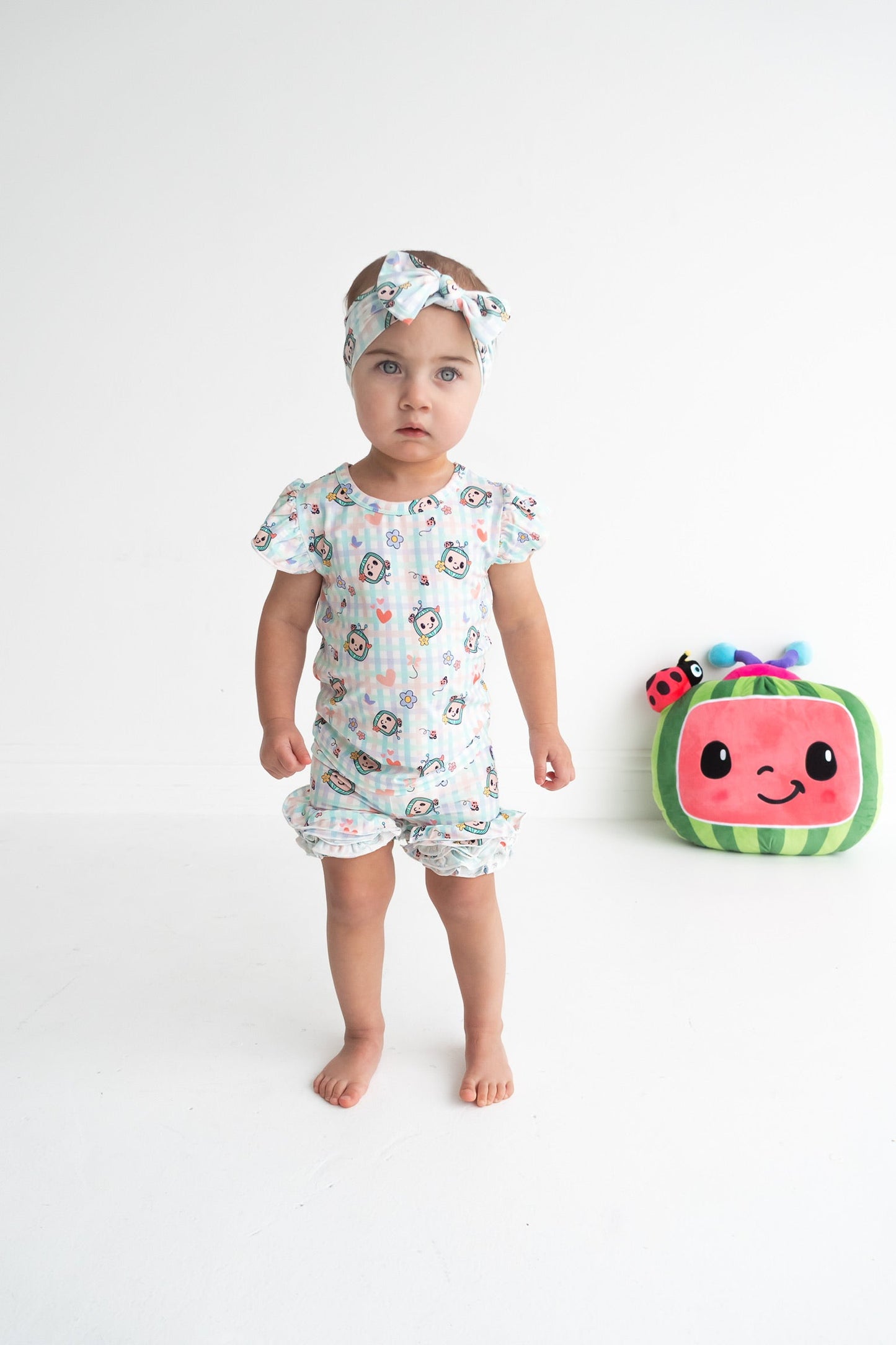 Dream Big Little Co x CoComelon SPRINGTIME MELON DREAM CAP SLEEVE TOP