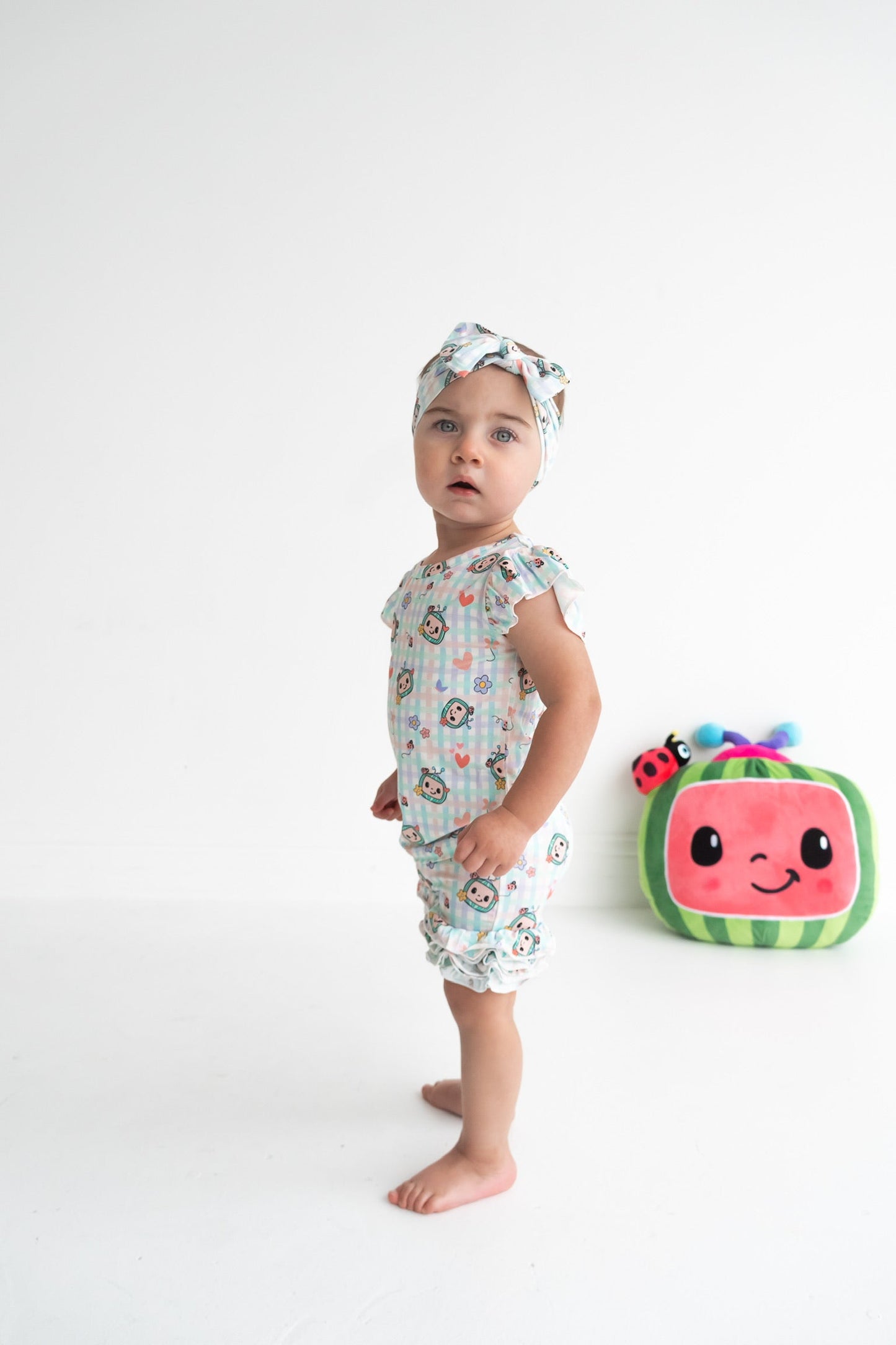 Dream Big Little Co x CoComelon SPRINGTIME MELON DREAM CAP SLEEVE TOP