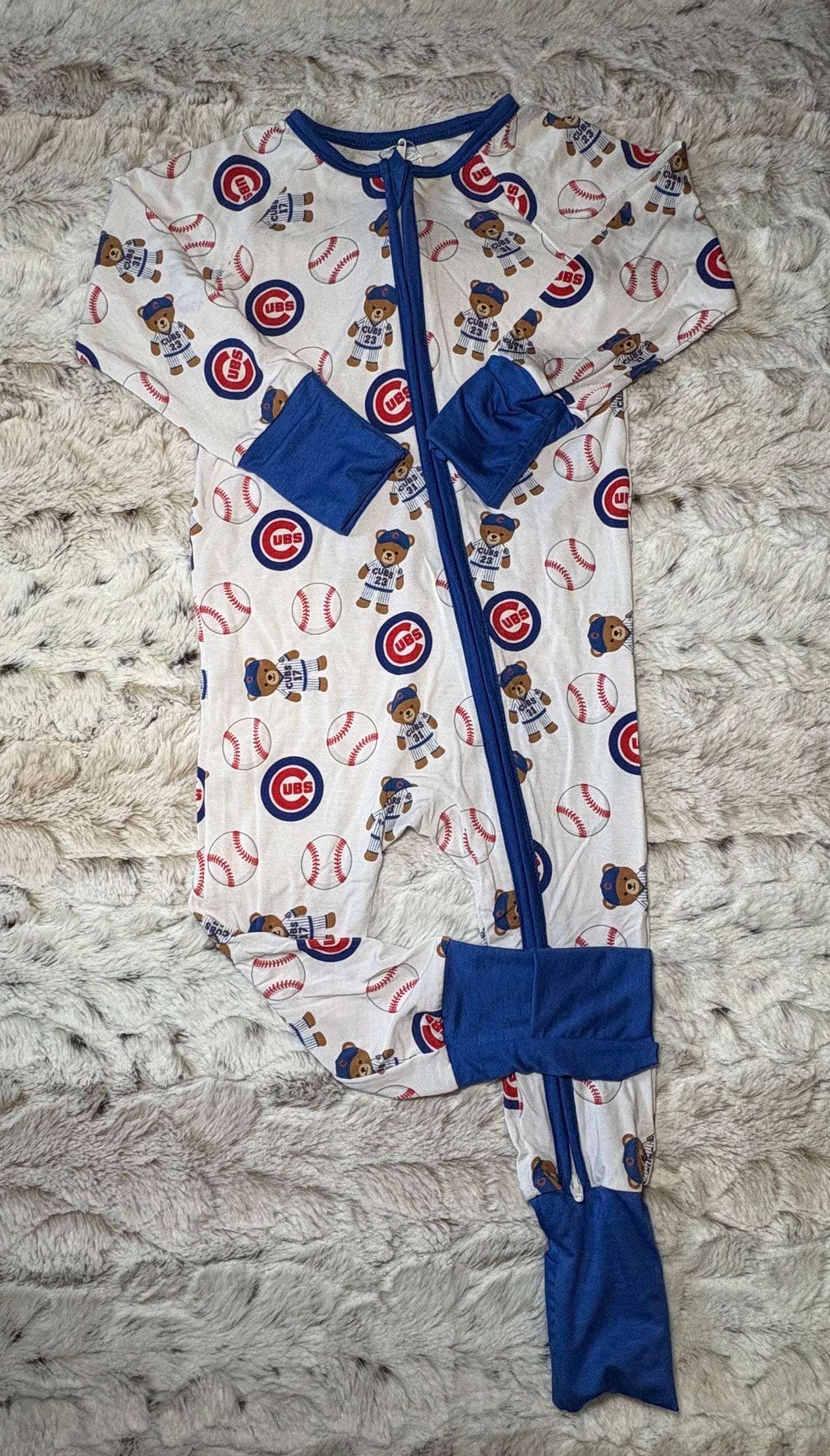 Cubs baseball zippy