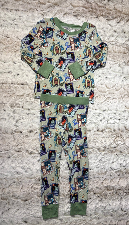 Dragon world bamboo 2 piece set