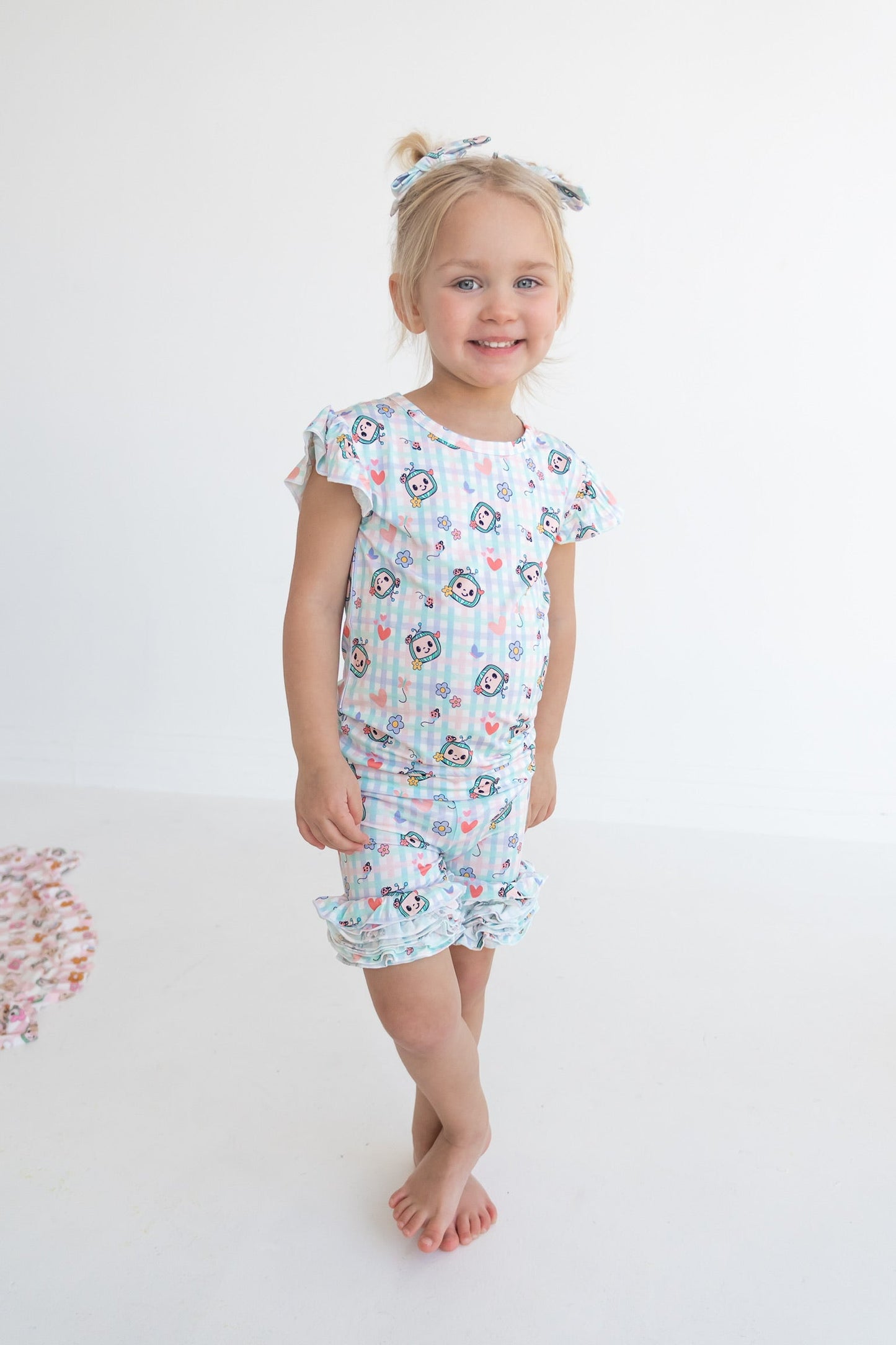 Dream Big Little Co x CoComelon SPRINGTIME MELON DREAM CAP SLEEVE TOP
