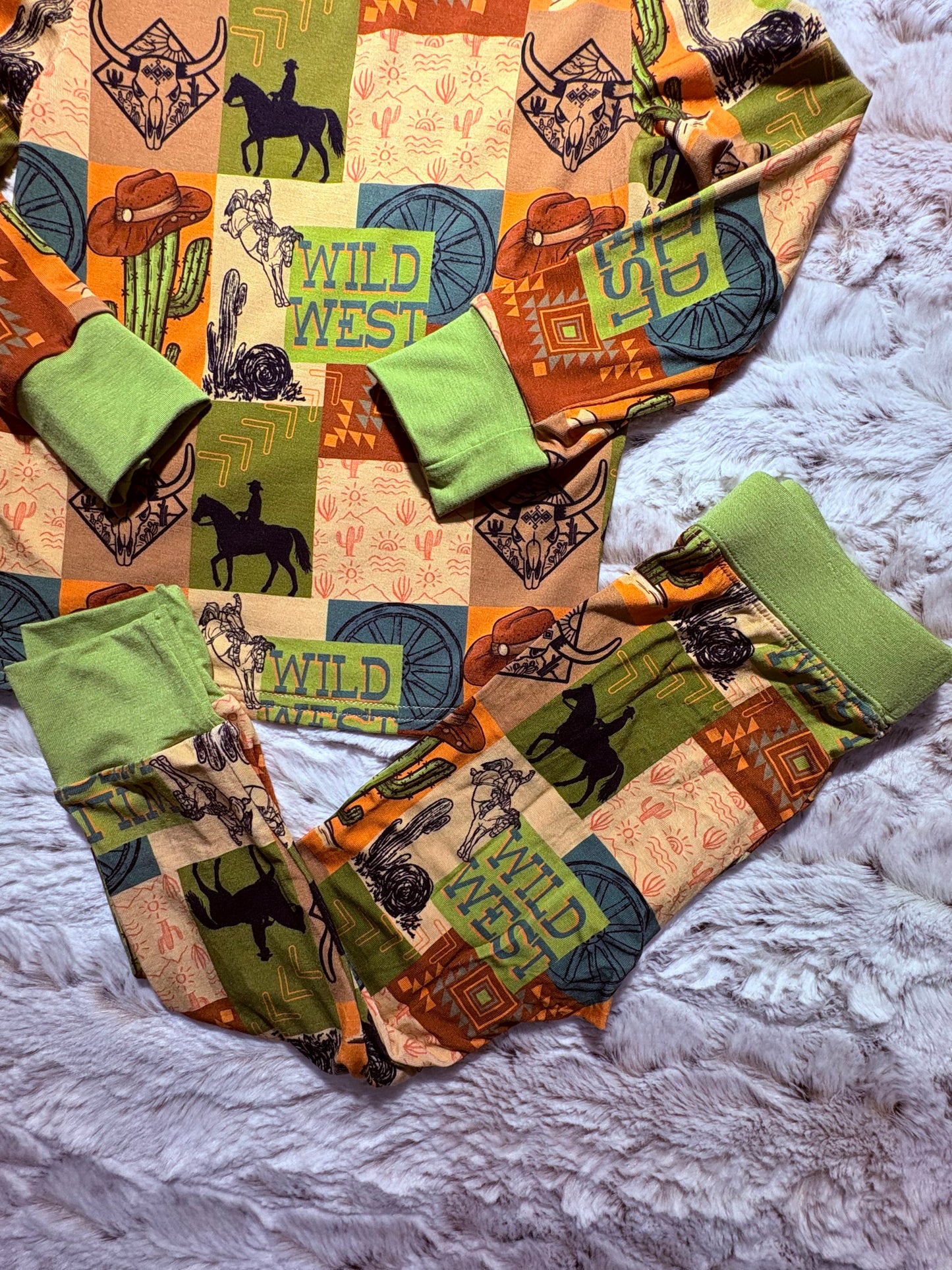 Wild West bamboo 2 piece set