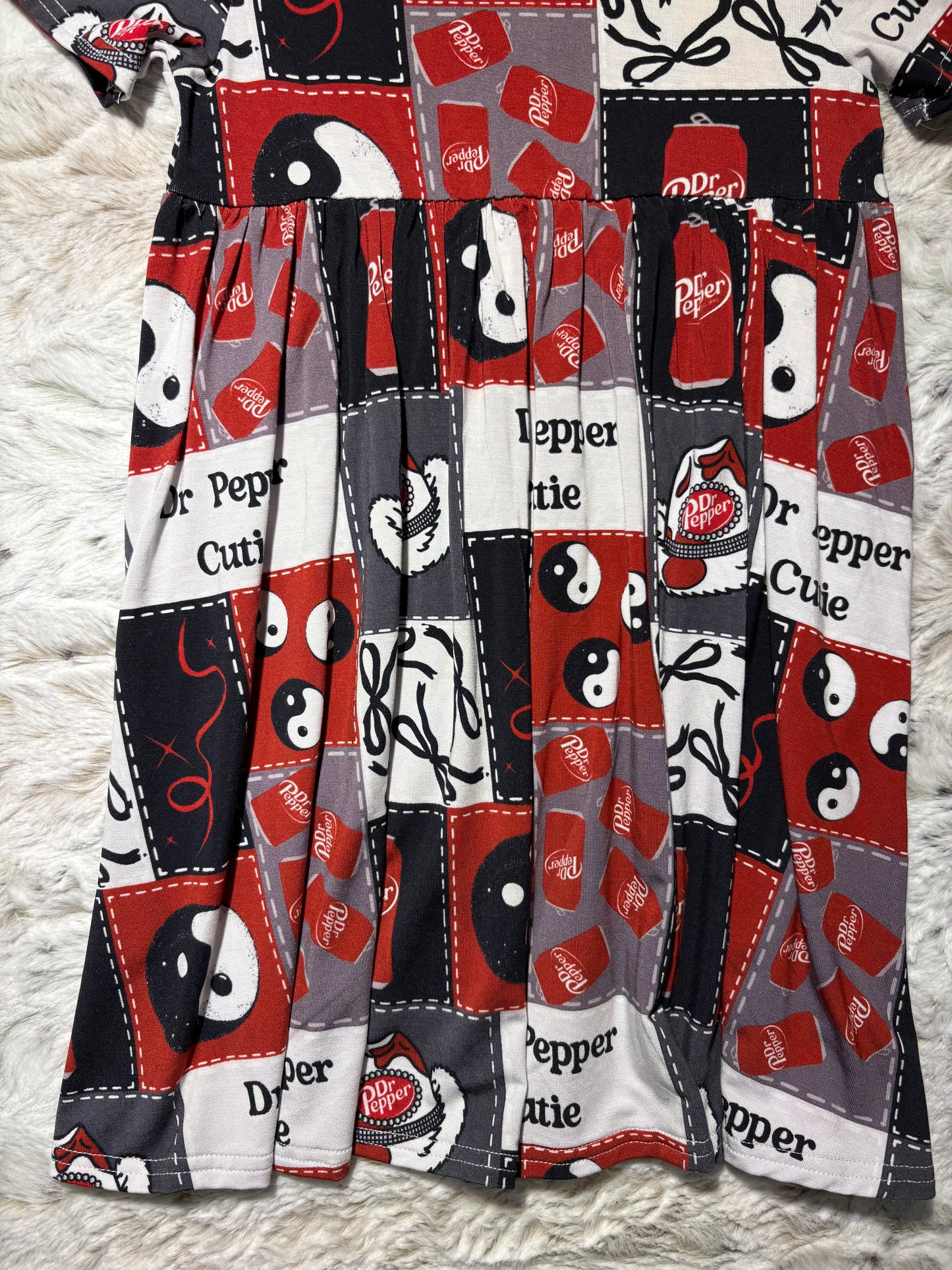 Dr Pepper cutie bamboo twirl dress